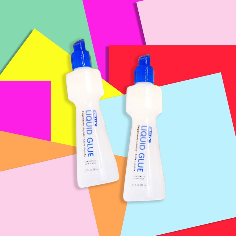 BAZIC Washable Stationery Clear Glue Pen 3.38 Oz. (100 mL),
