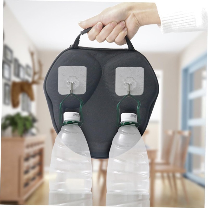 LABRIMP 1pc Headphone Storage Case with Mesh Pocket for Shockproof