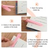 JIEYAO 3Pcs Automatic Bookmarks, Smart Book Marks Silicone Bookmark Clip