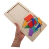 WOONEKY 1 Set Wooden Brain Teaser Puzzles for Develops Hand