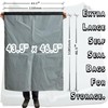 5 Extra Large Grey Mailing Bags Polythene Self Seal 43.5"