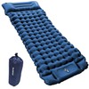 SUKUMOPRO Inflatable Mat, Camping, Thick, Disaster, Evacuation, Foot Pump, 60