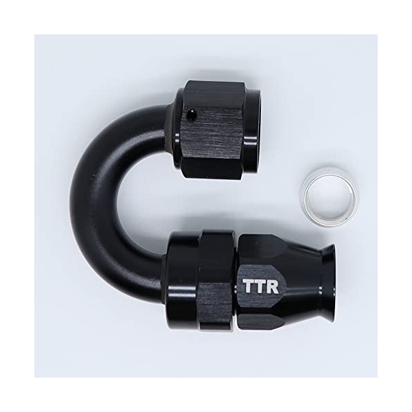 AN-6 6AN AN6 180 Degree PTFE Reusable Swivel Fitting Hose