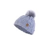 Von Dutch Grey Fur Custom Think Wool Pom Hat -