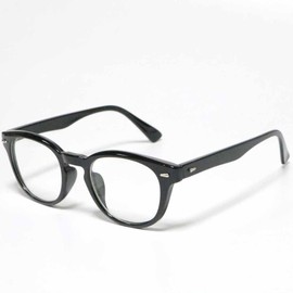 Berkut 1040098 Date Glasses, Sunglasses, Clobutchi Wellington, Colors, Lightweight, Fatigue-Resistant, Eye-friendly Lenses, Black x Clear