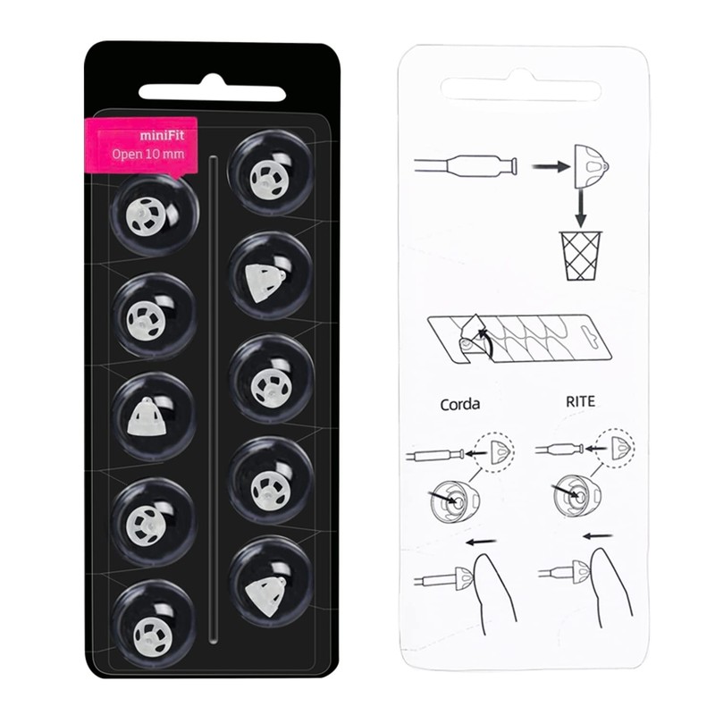 MiniFit Open Dome 10mm Ear Tips for Oticon Hearing Aids