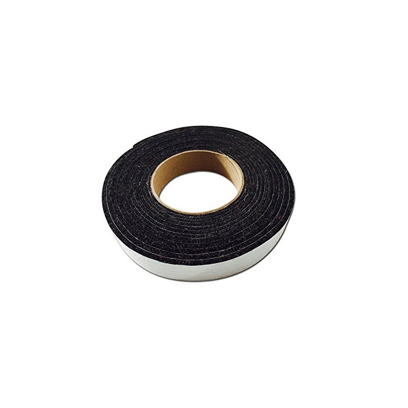 Black Smoker Gasket 1" x 1/8" BBQ Smoker Gasket Seal