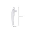TEHAUX 2pcs White Window Crank Handle - Left + Right