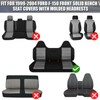 SAPUBK Custom-Fit Front Bench Seat Cover with Molded Headrests Replace