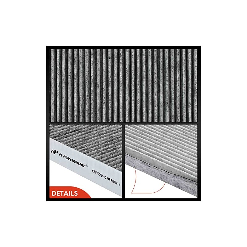 A-Premium - Filtro de aire para motor y cabina de