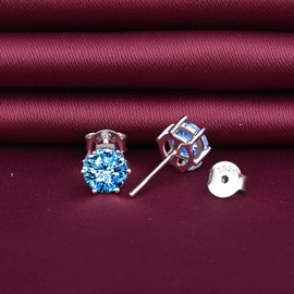 Yumilok Jewellery Set Women's Gifts for Women Necklace Chain Earrings Set Jewellery Gift 925 Sterling Silver for Women Girls, Sterling Silver Cubic Zirconia, Diamond, zirconia