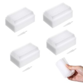 4PCS Disposable Surgical Scrub Brush Sterile Sponge Brushes with Nail Clippers Blister Packing Surgical Brushes Hands Cleaning Scrubber Double-Sided Cleaning Scrub Brush