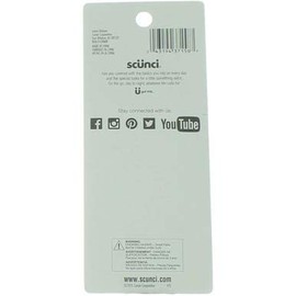 Scunci No-slip Grip Mini Oval Top Jaw Clips, 8 Count