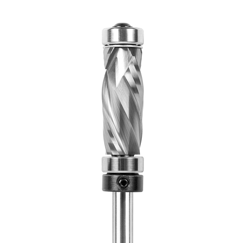 SpeTool Spiral Flush Trim Router Bit 1/4 Inch Shank Double