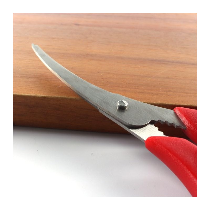 MINGZE 1 Piece Multifunctional Kitchen Scissors Fine Lobster Shears Shrimp