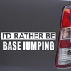 Custom Brother - I'd Rather BE Base Jumping White Color