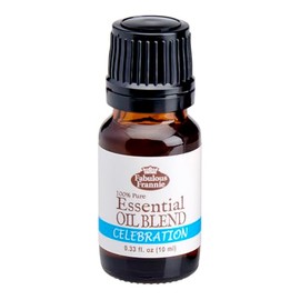 Fabulous Frannie Celebration Essential Oil Blend 100% Pure, Undiluted Essential Oil Blend of Lemon, Pine and Lavender 10ml (Pack of 1)