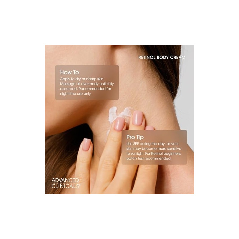 ADVANCED CLINICALS 2 PACK SET - CREMA REAFIRMANTE CORPORAL RETINOL