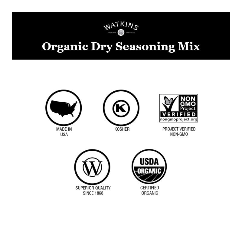 Watkins Organic Gourmet Seasoning Mix, Au Jus Gravy, 1.0 Oz.