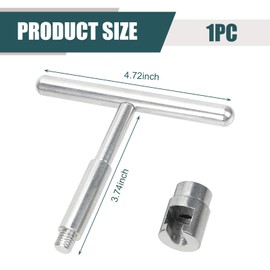 Tippwoo 19 PCS Car Body Dent Repair Kit, 4.72" x 3.74" T-Type Dent Puller + 18 Sticky Paint Repair Suction Cups, Portable Reusable Repair Accessories, Suitable for Most Car Models (Blue & Silver)