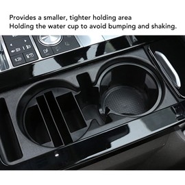 Central Console Cup Holder Insert Replacement for Land for Rover Discovery 5 L462 2017 2022 Holder Insert Cup Holder Center Console Inserts for Land