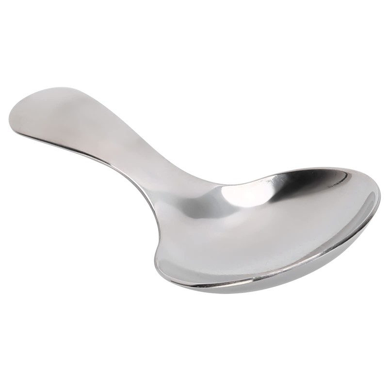 QANYEGN Stainless Steel Short Handle Spoon, Silver Short Handle Spoons,