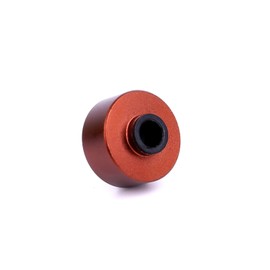 HELOIA Keyboard Knob Accessories, Suitable for IK75 PRO/GMMK PRO/NT75 Upgrade Knob, Titanium Alloy, Bright and Shiny, Mechanical Keyboard Upgrade Accessories (Brown)