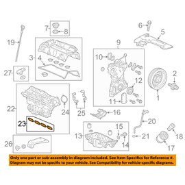 Honda 17115-5A2-A01, Engine Intake Manifold Gasket