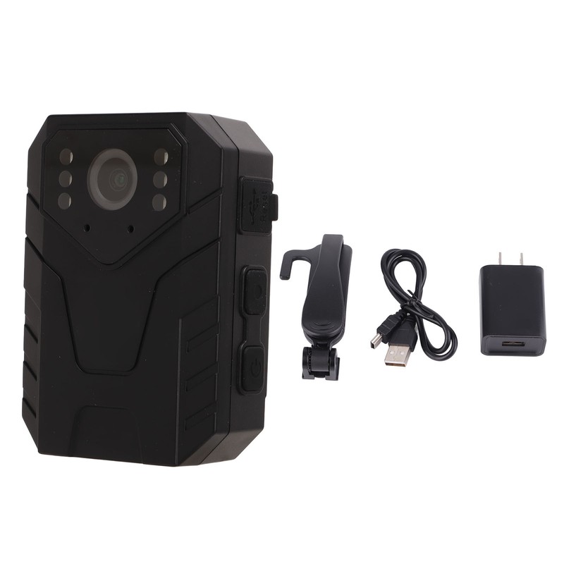 4K HD Body Camera Clip On Wearable Security Camera Night