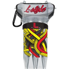 L-Style Krystal One Mike de Decker Clear White Dart Case