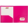 JAM PAPER Heavy Duty Plastic 2 Pocket Extra Tough School