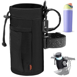 Desing Wish 24 oz Bottle Holder Bicycle Drink Holder Without Screws Water Bottle Holder Bicycle Bottle Holder Drinks Holder Water Bottle Holder with Mesh Pocket