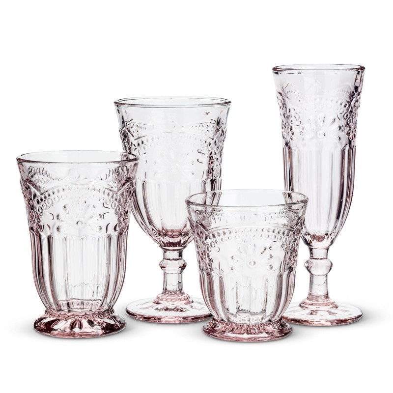 Abbott Collection 27-Desiree/GOB Flower Wine Goblet