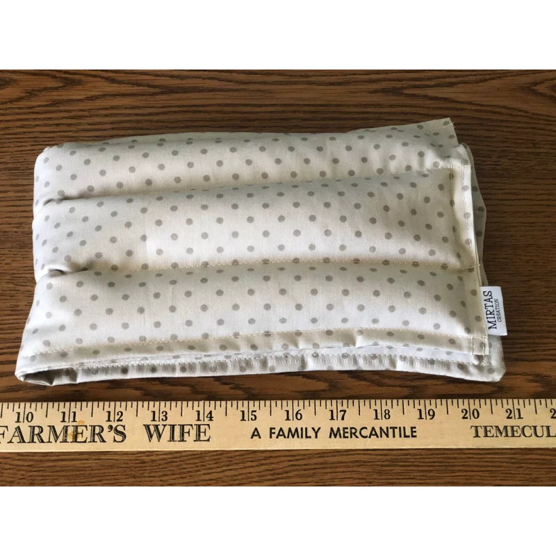 MIRTAS CREATION Rice flaxseed Heat/cold Pad Pack 21x6” Therapy Pain