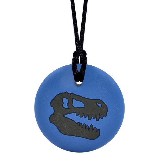 Munchables Dinosaur Skull - Sensory Chew Necklace for Boys and