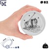 KADAX Jam Jars 350 ml with fi82 mm Screw Lid,