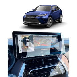 2023 2024 2025 Venza Screen Protector - For Toyota Venza (XLE/Nightshade Edition/Limited) 12.3Inch Touchscreen, 2025 Venza Accessories 9H Tempered Glass Infortainment Cover Anti-Fingerprints Scratch
