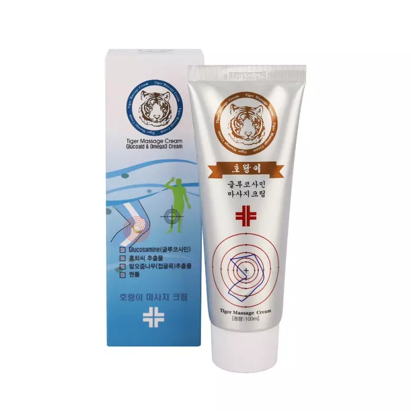 Nadamcos 나담코스 호랑이 글루코사민 마사지크림 100ml Nadamcos Tiger Glucosamine Massage