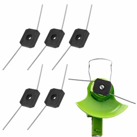 5 Pcs String Trimmer Head 150mm Trimmer Line Lightweight Portable Trimmer Head Replacement Parts Garden Tool Strimmer Accessories for Electric Grass Trimmers Trimming Gardens Lawns Crops