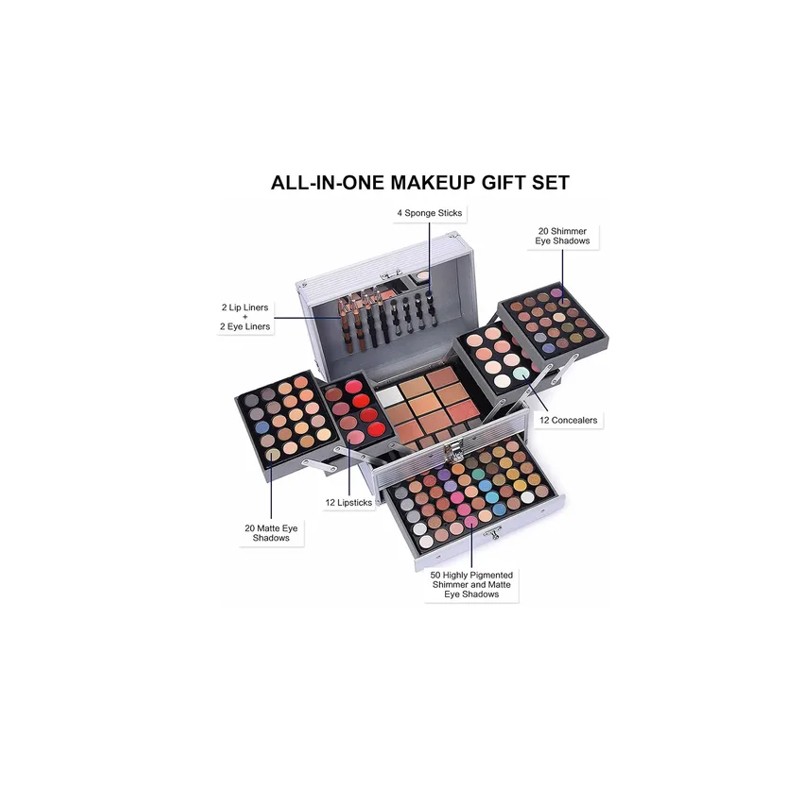 Traje De Maquillaje Xtellar Femenino Integrado De 132 multicolor