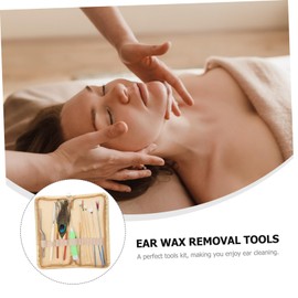 KOMBIUDA 1set Ear Wax Cleaning Sticks Anti Ear Cleaning Tools for Family Use Safe Daily Maintenance Portable and Travel-Friendly