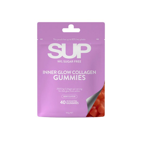 SUP INNER GLOW COLLAGEN GUMMIES Berry Flavour 40 Pack