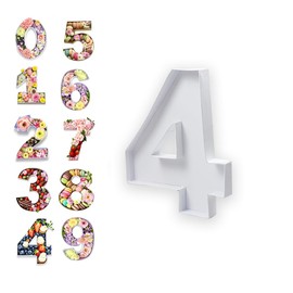 LQUALYN 10'' Fillable Cardboard Tray for Birthday Anniversary Party Decorations Strawberries Chocolate Sweets Candy Container Box (4, White)