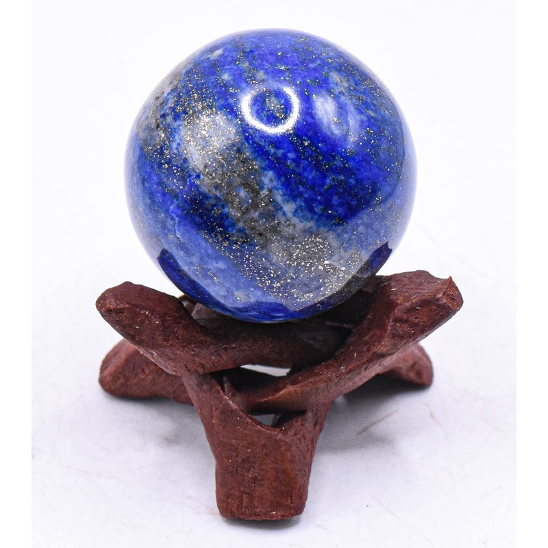 1PC 2" Carved Wood Tripod Cobra Stand Polished Three Prong