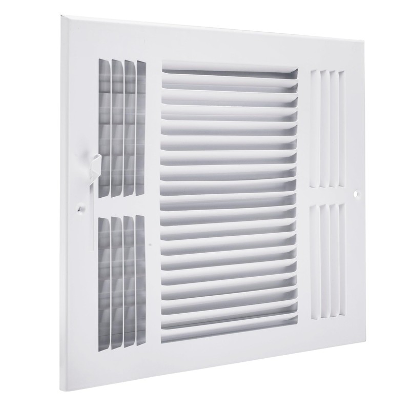 HVAC Premium 12" X 10" 3-Way AIR Supply Grille -