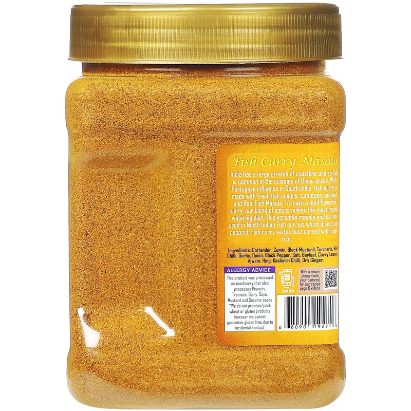 Rani Fish Curry Masala (14-Spice Curry Blend for Fish) 16oz