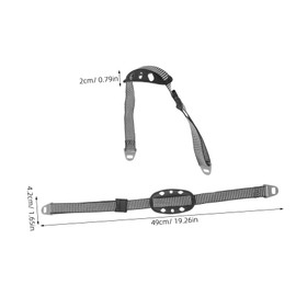 Parliky Adjustable Chin Strap for Helmet Double Chin Safety Guard Airflow Jaw Support Safety Hat