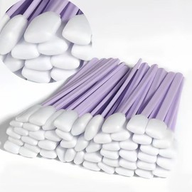 purple200PCS Professional Foam Cleaning Swab Sticks for Lab, Dust-Free Cleaning Sponge Tip Swabs for Printer,Scanners, Camera, Optical Lens,Gun, Arts,Crafts,Automotive Detailing.