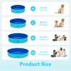 SLOOSH Foldable Dog Kiddie Pool - Portable Hard Plastic Doggie