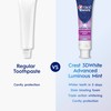 Crest 3D White Advanced Luminous Mint Teeth Whitening Toothpaste, Crest